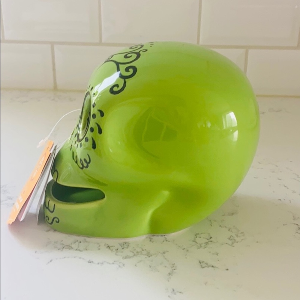 Target Ceramic Día de Muertos Green Sugar Skull - Picture 5 of 16